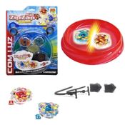 Piao Com Lançador Acende As Luzes Blade Arena Brinquedo