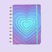 Caderno Inteligente Silver Love Grande 80 Folhas