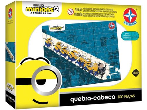 Quebra Cabeça Minions 100 Peças - Estrela 1001611300026