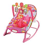 Cadeira de Descanso Musical FunTime New 18kgs Rosa-Maxi Baby