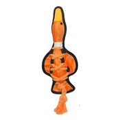 Brinquedo Pet Tuff Enuff Pato para cães ativos  Laranja