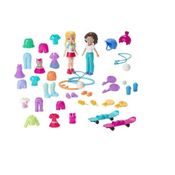 Kit Grande Moda Esportiva Polly Pocket Shani - Mattel GGJ50