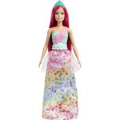 Cabelo Pink Princesa Barbie Dreamtopia - Mattel HGR13-HGR15