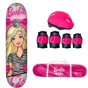 Skate Rosa Barbie Com Acessórios - Fun F0010-5