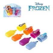 Kit 04m Mini Marca Texto Infantil Da Disney Coloridos - Frozen