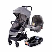 Travel System Minny 3.0 Trio Cosco Cinza Mescla