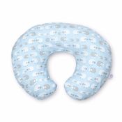 Almofada de Amamentação Boppy Chicco Algodão Soft Sheep Azul