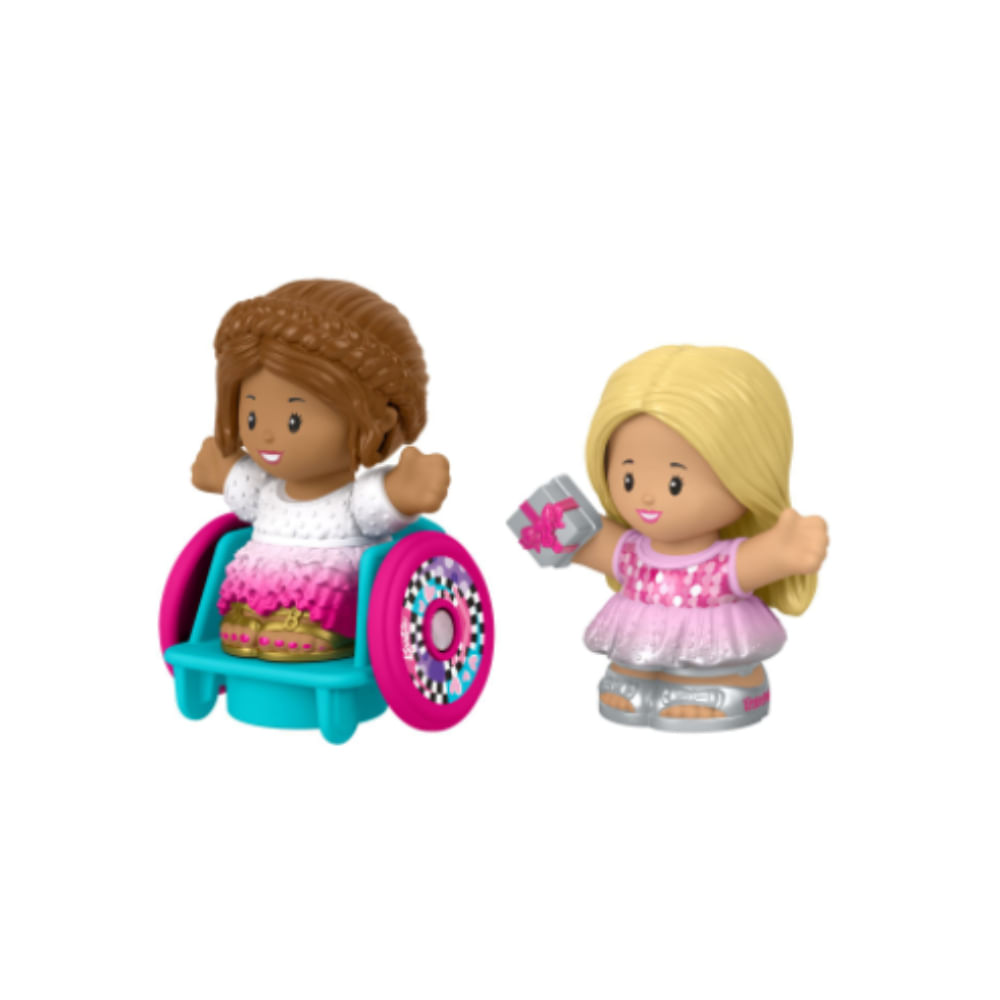 Little People Barbie 2 Bonecas com Pijama e Gatinho - Ri Happy