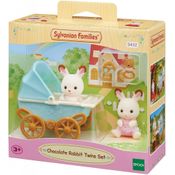 Bebe Coelho Chocolate E Carrinho Sylvanian Families - Epoch