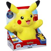 Pikachu Pelúcia Pokémon Com Luz E Som 31Cm - Sunny 002610