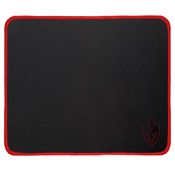 Mousepad Gamer Médio 450x400mm Borda com Costura Premium Preto e Vermelho EG403RD - Evolut