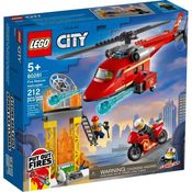 Helicóptero de Resgate dos Bombeiros - Lego City 60281