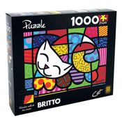 Romero Britto Cat 1000 Peças Quebra Cabeça Puzzle - Grow 0