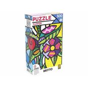 Quebra-Cabeça Flower 500 Peças Romero Britto - Grow 03946