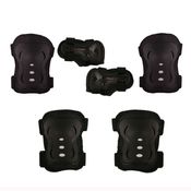Kit de Proteção Infantil Para Rollers e Skates Preto Bel