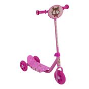 Patinete Infantil Groovy 3 Rodas Rosa Bel