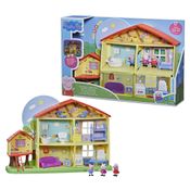 Playset e Mini Figuras - Peppa Pig - Casa da Peppa - Diversão Noite e Dia com Luzes e Som - Hasbro