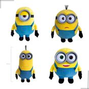 Kit Pelucia Minions Stuart, Otto, Kevin, Bob