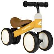 Bicicleta sem Pedal Infantil Retrospec ?4507 com 4 Rodas para Crianças de 1 a 4 Anos, Amarela