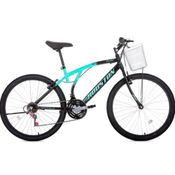 Bicicleta Houston Bristol Lance Aro 26 com Freio V-Brake Quadro 18 Cesto Frontal
