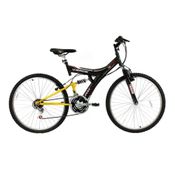 Bicicleta Aro 26 Track e Bikes TB100XS com 18 Marchas e Suspensão Dupla