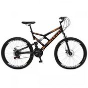 Bicicleta Aro 26 Full Suspension GPS 21 Marchas e Freio a Disco Colli Bike