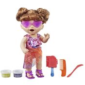 Boneca Baby Alive - Dia na Praia - Cabelos Castanhos - F1681 - Hasbro
