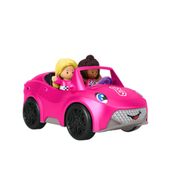 Conjunto Carrinho e Mini Bonecas - Barbie - Little People - Meu Primeiro Conversível - Fisher-Price