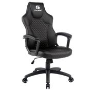 Cadeira Gamer Giratória Com Elevação a Gás Office Holt H01 Preto - Fortrek
