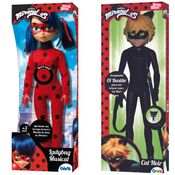 Kit Bonecos Ladybug Musical Cat Noir Articulados Miraculous