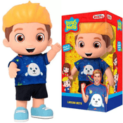 Boneco Luccas Neto Com Som Fala 14 Frases Brinquedo 27 cm