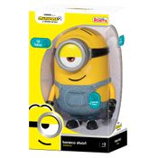 Boneco Minions Stuart Com Som Fala 10 Frases Tamanho 25 cm