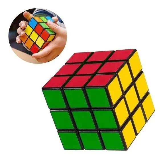 CUBO MAGICO 3X3 CUBER PROFISSIONAL ORIGINAL + BASE PRO JOGO - Ri Happy