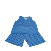 Pijama Regata Curto Infantil Menino Azul 004