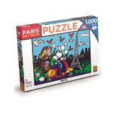 Quebra-Cabeça - Romero Britto - Paris - 1000 Peças