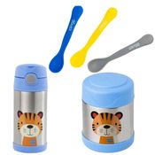 Kit Alimentação Com Térmicas Tigre Clingo Azul e Cinza