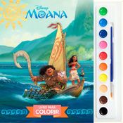 Livro Disney Aquarela - Moana - Editora DCL