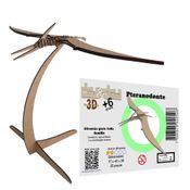 Brinquedo Quebra Cabeça 3D Dinossauro Pteranodonte Mdf