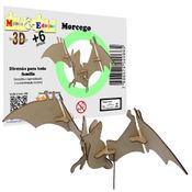 Brinquedo Quebra Cabeça 3D Morcego Mdf