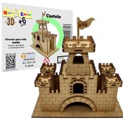 Brinquedo Quebra Cabeça 3D Castelo Mdf