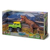 Figura e Veículo - DinoPark Hunters - Journey - T-Rex - Bee Toys
