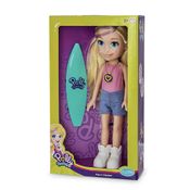 Boneca de Vinil - 38 cm - Polly Pocket - Surfista - Pupee