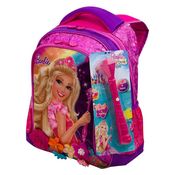 Mochila Barbie O Portal Secreto Com Varinha Mágica M Rosa - Sestini