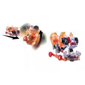 Carrinho Screechers Wild 360°stormhorn Lança Discos - DTC