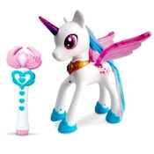 Figura Eletrônica - Unicórnio dos Sonhos - Reage ao Toque - Branco - Toyng