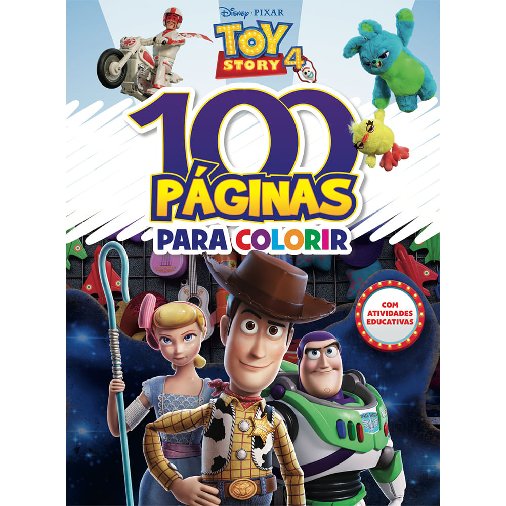 Livro - Disney - Pixar - Carros 3 - 100 Páginas Para Colorir - Catavento