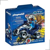 Playmobil - Quadriciclo com Policial - City Action 71092