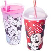 Kit Copos Minnie Disney Infantil Menina 540 ml Plasutil