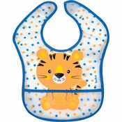 Babador Com Bolso Pega Migalhas Tigrinho Buba Azul