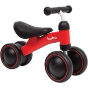 Bicicleta Andador 4 Rodas Sem Pedal Bike Buba Vermelha